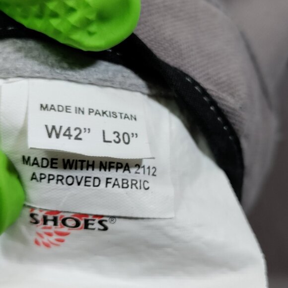 Red Wing FR Pants Mens 42x30 Gray Reflective Bands Tencel Aramid NFPA 2112 HR2 - Picture 6 of 11